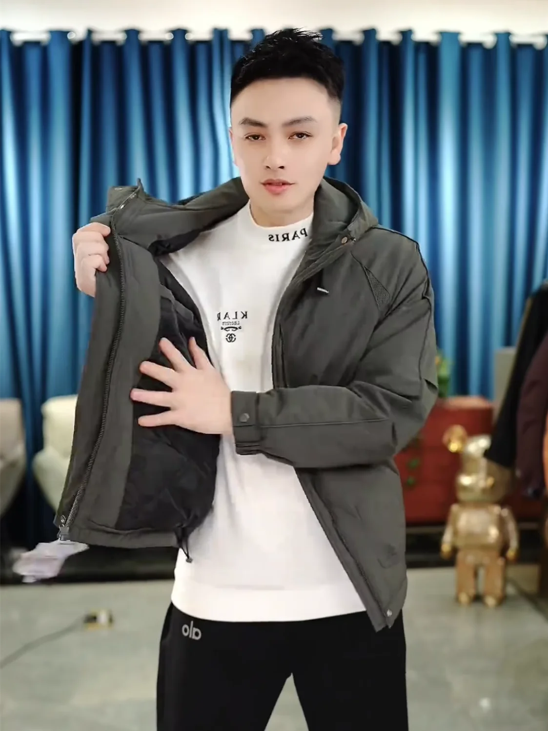 Men's Autumn Winter Thiened Hooded