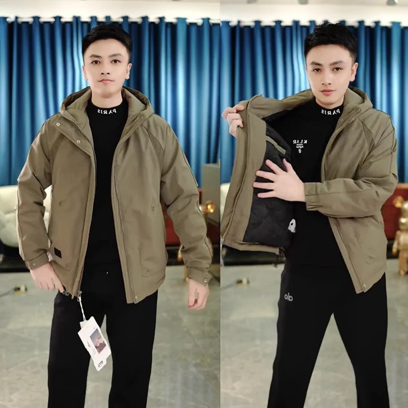 Men's Autumn Winter Thiened Hooded