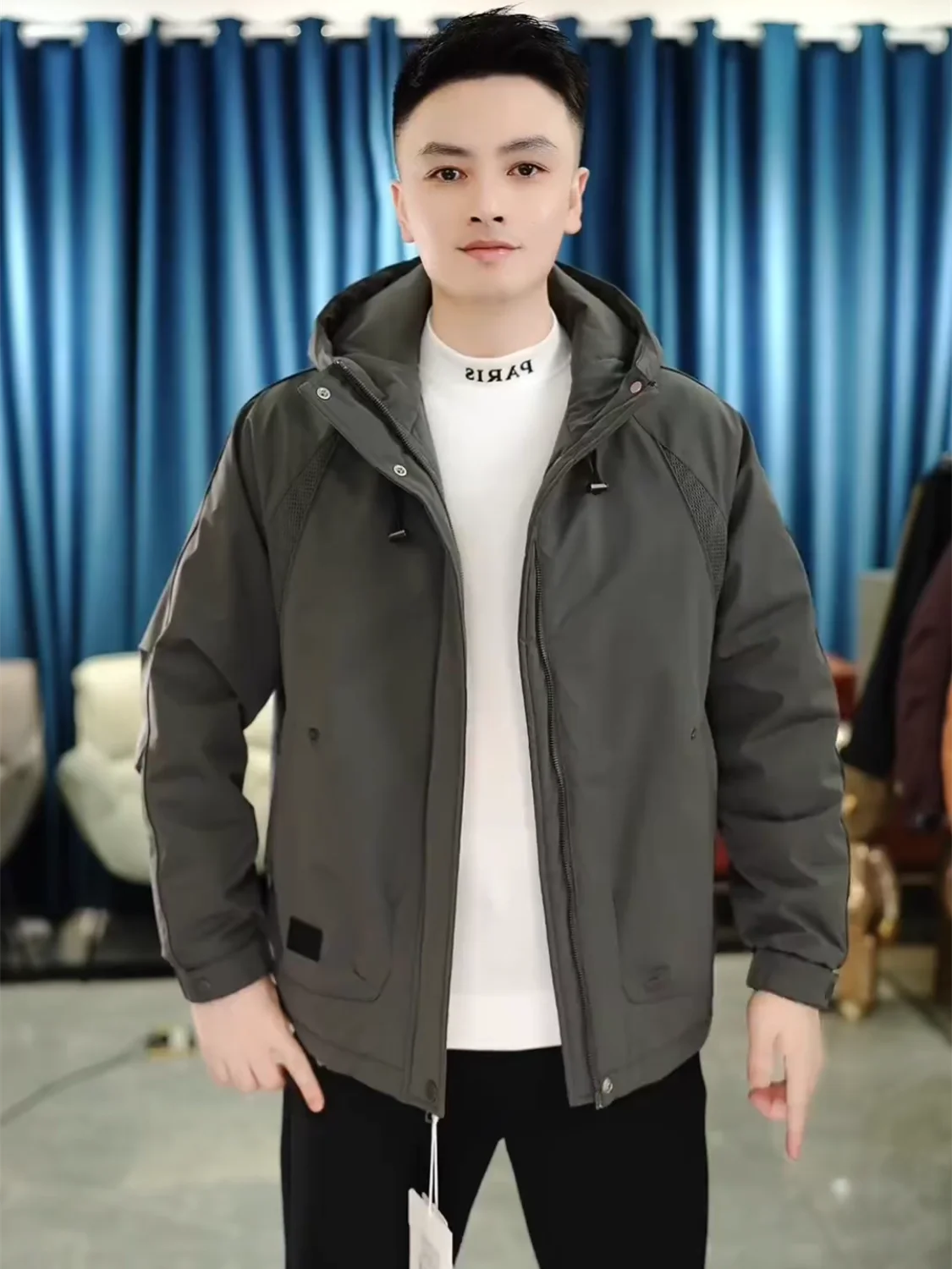 Men's Autumn Winter Thiened Hooded