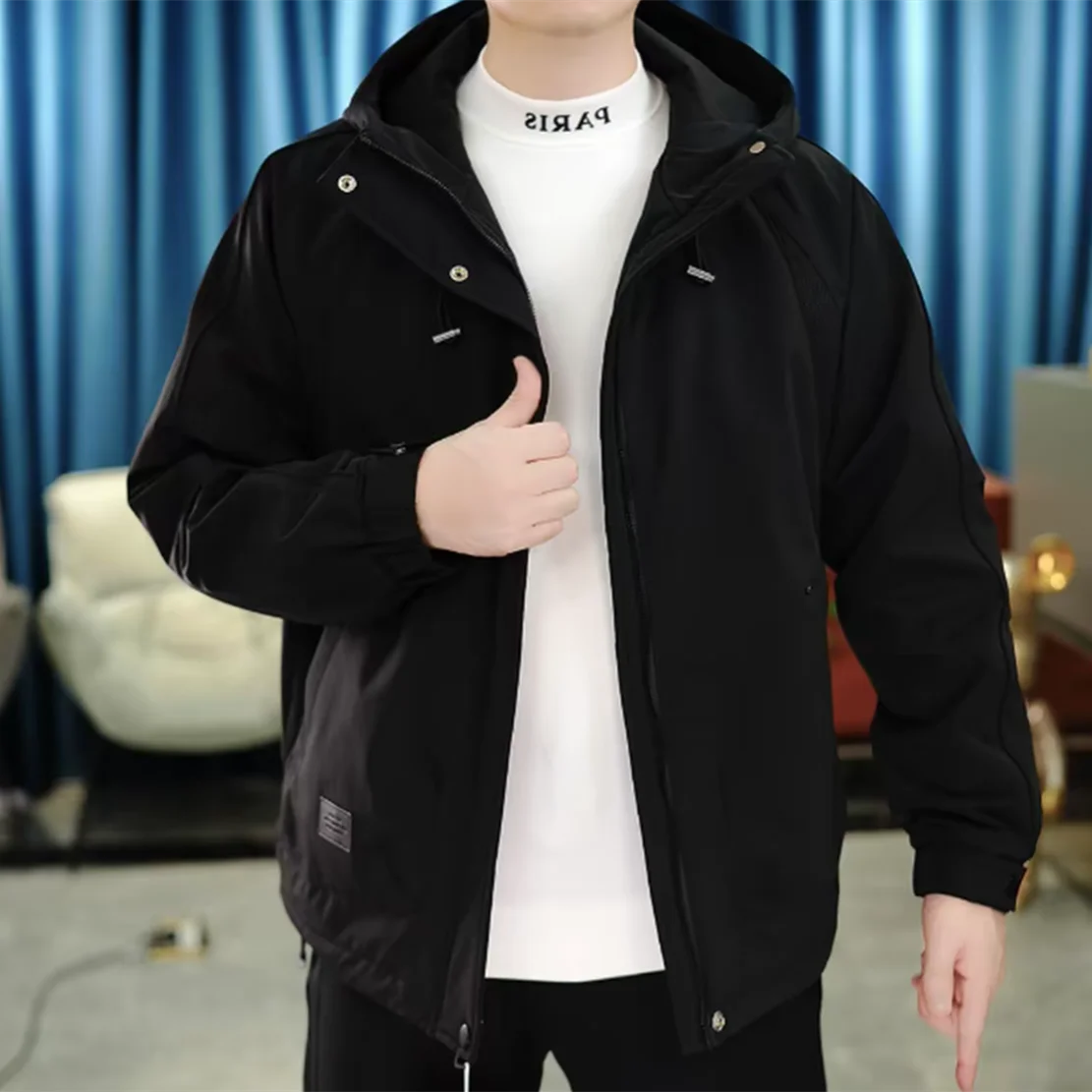 Men's Autumn Winter Thiened Hooded